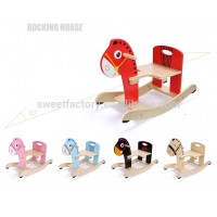 baby horse solid wood Child Carousel Toys Wooden balanced rocking horse for kids